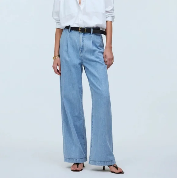 Madewell Harlow Wide Leg Jeans Size 32 - Picture 1 of 9